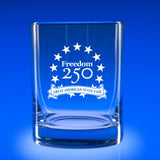Freedom 250™ Deluxe Double Old Fashioned Glass