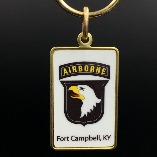 Rectangle Key Ring - 101st Airborne Division