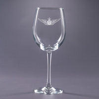 Army Aviation Wings Senior - 16 oz. Wine Glass Set