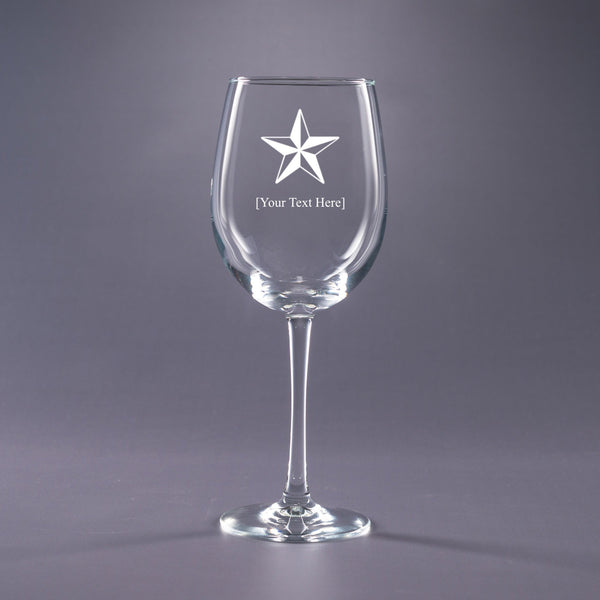 Rear Admiral Lower Half-16 oz. Wine Glass Set