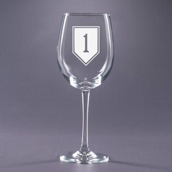 1st Infantry Division - 16 oz. Wine Glass Set