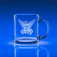 USCG Officer Hat Badge - 13oz. Coffee Mug