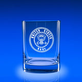 Navy Logo- Deluxe Rocks Glass Set
