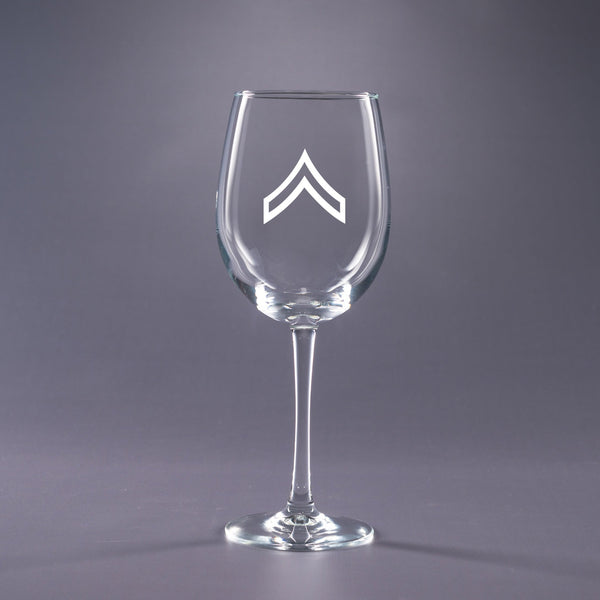 Army Corporal - 16 oz. Wine Glass Set