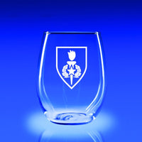 Army Sergeant Major School - 21 oz. Stemless Wine Glass Set