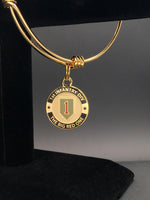 1st Infantry Division Bangle Bracelet in Gold