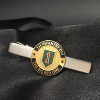 1st Infantry Division Duotone Gold Tie Bar