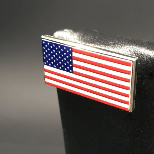 Deluxe Print American Flag Pin