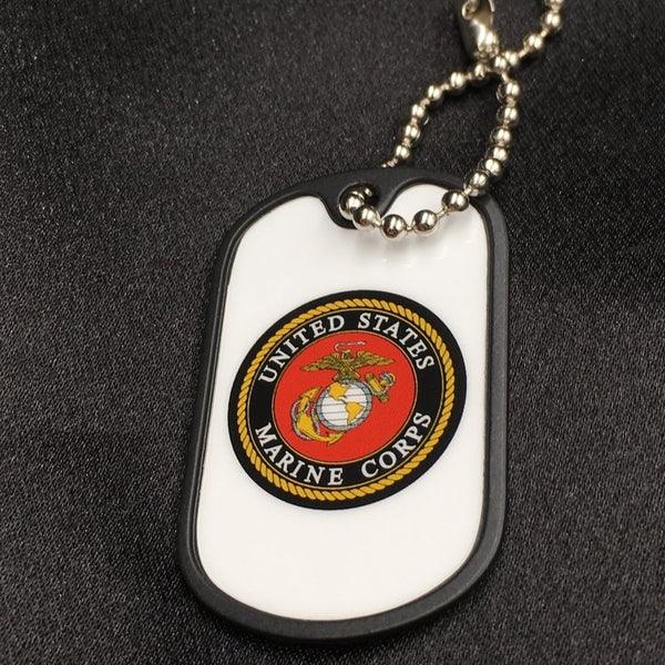 U.S. Marine Corps Key Tag with digital label