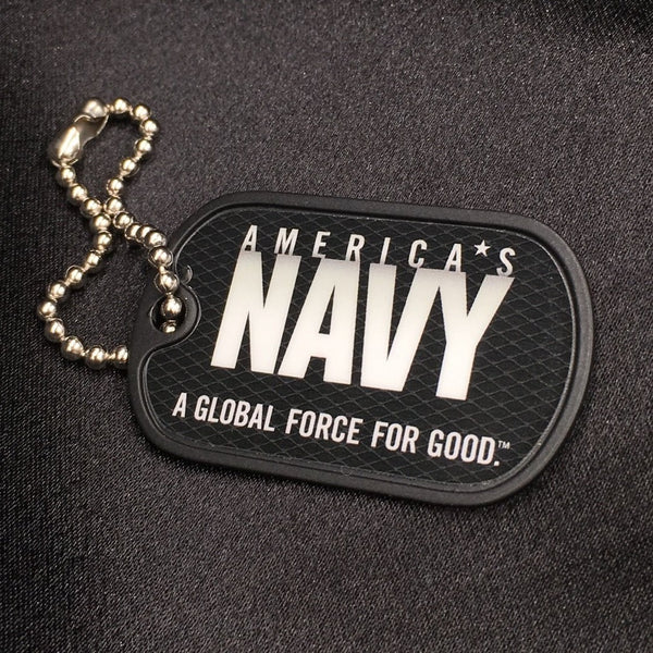 U.S. Navy Key Tag with digital label