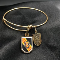 5th Special Forces Group - Colored Dome Bangle Bracelet