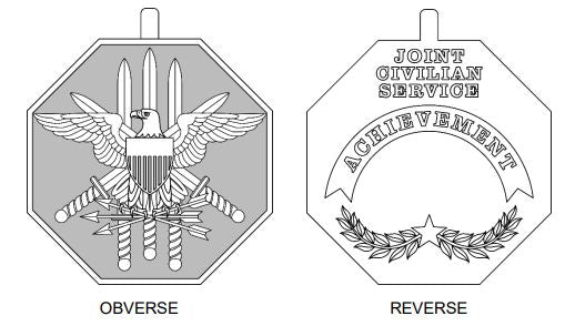 Joint Civilian Service Achievement Medal Miniature