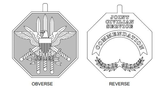 Joint Civilian Service Commendation Medal Miniature