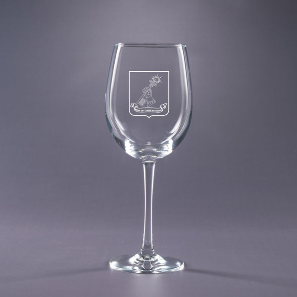 School of Advanced Military Studies-16 oz. Wine Glass Set