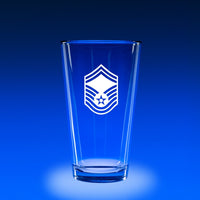 USAF Senior Master Sergeant - 16 oz. Micro-Brew Glass Set