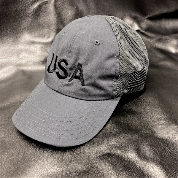 USA Embroidered Charcoal Hat