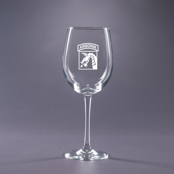 XVIII Airborne Corps - 16 oz. Wine Glass Set
