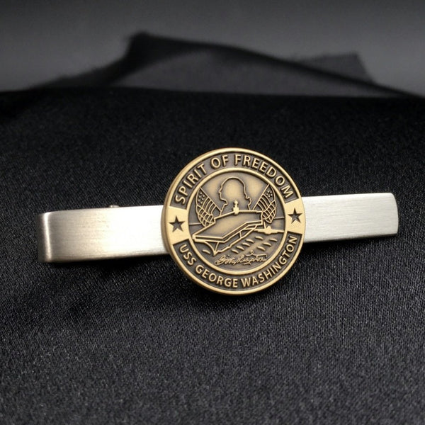 USS George Washington Twotone 3" Tie Bar